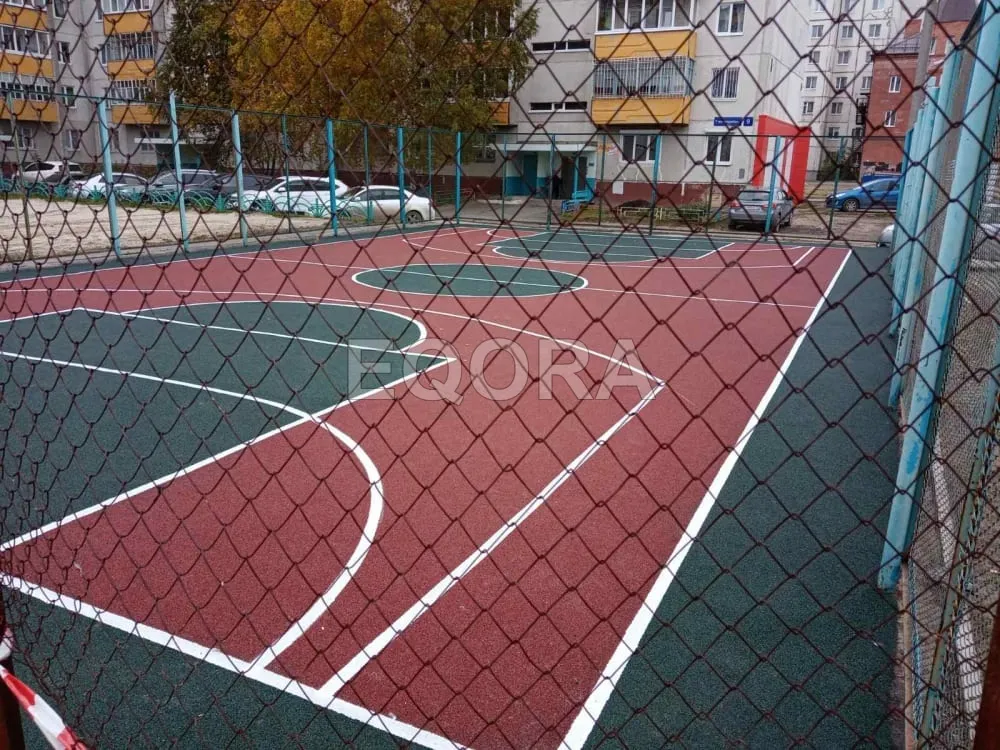 Резиновые покрытия из крошки для спортивных площадок в Воскресенске