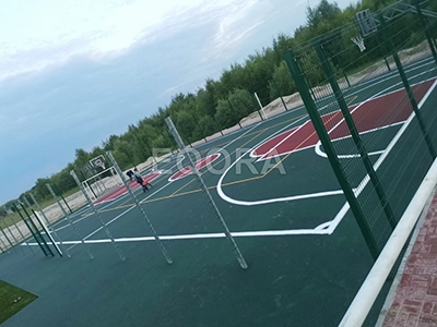 Футбольного поле с напылением EPDM спрея